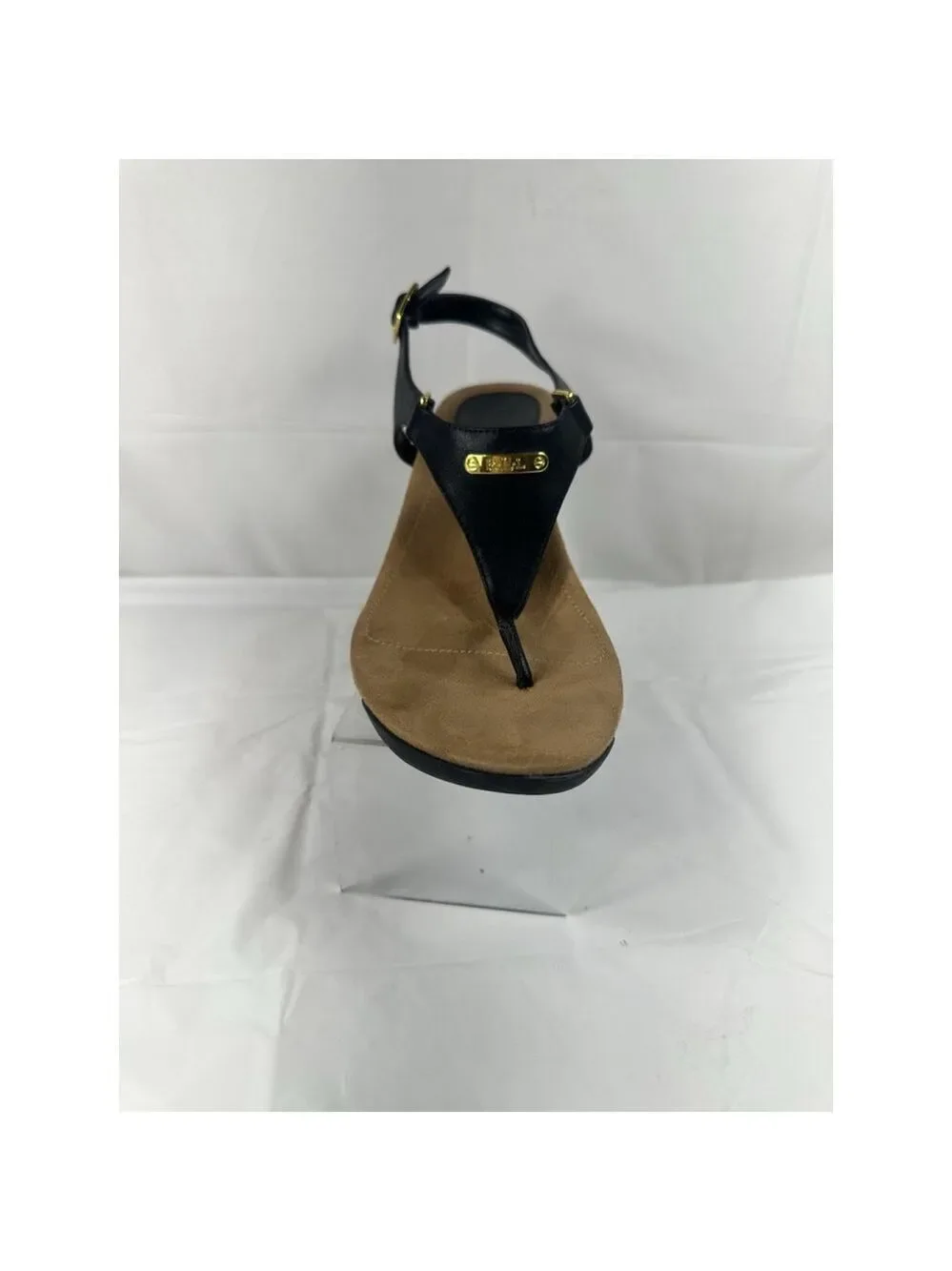 Ralph Lauren RLL Nikki Platform Wedge Sandal Size 9B black